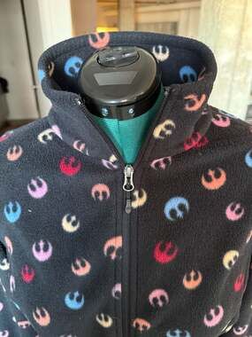 Amazon Essentials Star Wars Rebel Alliance Logo Polar Fleece Full-Zip Jacket XL